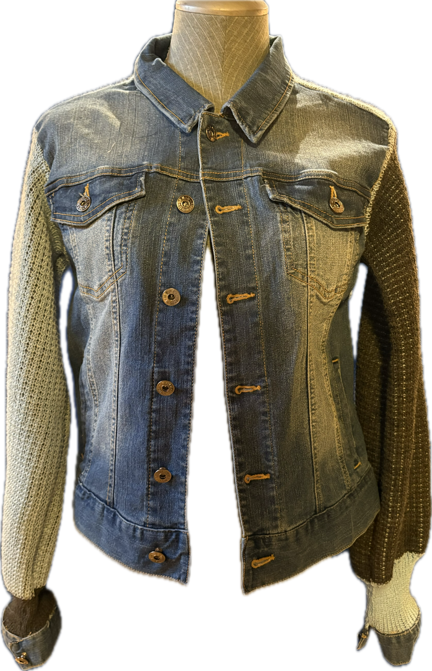 Detroit Lions Denim Knit Jacket