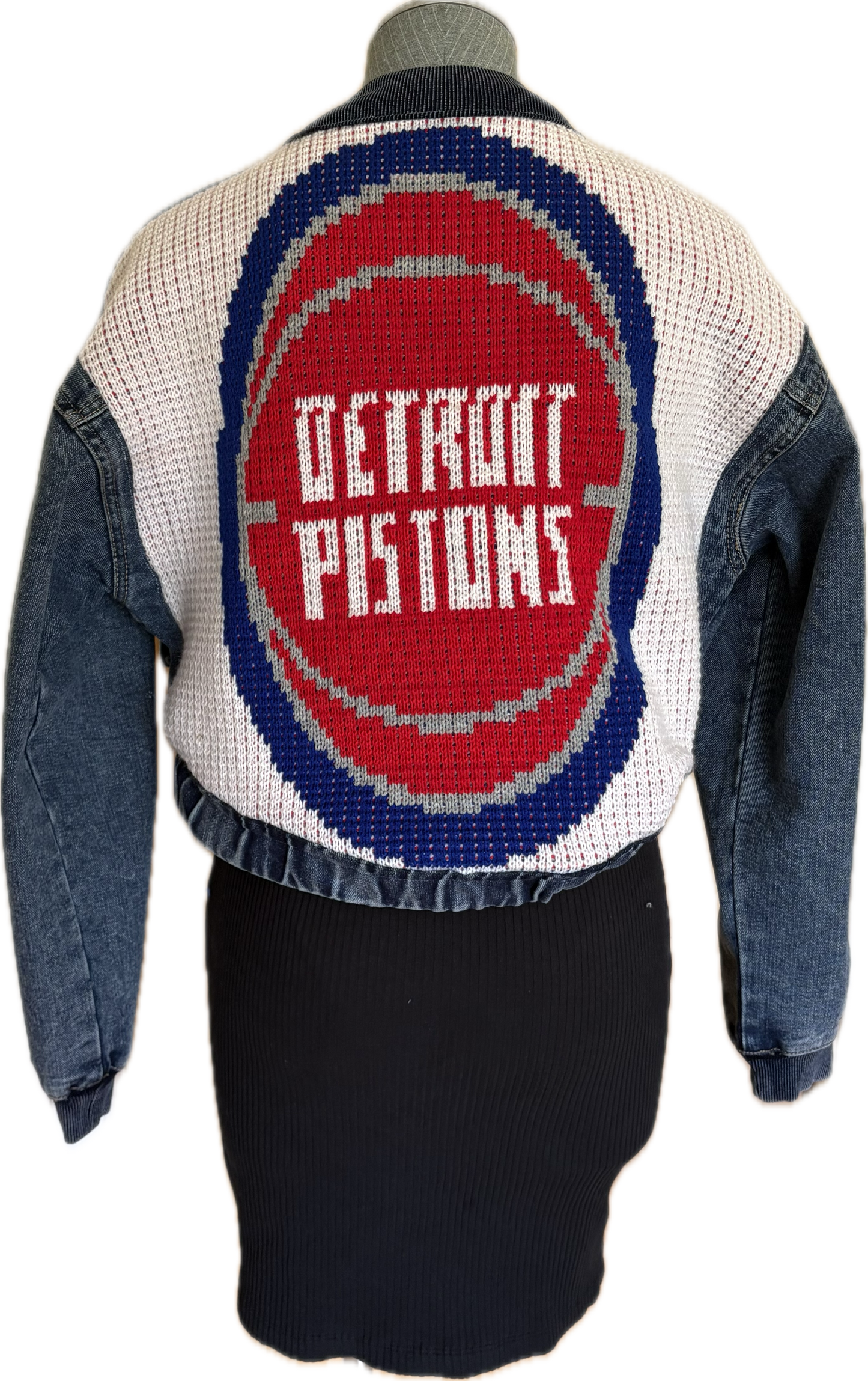 Sports Denim Knit Jacket